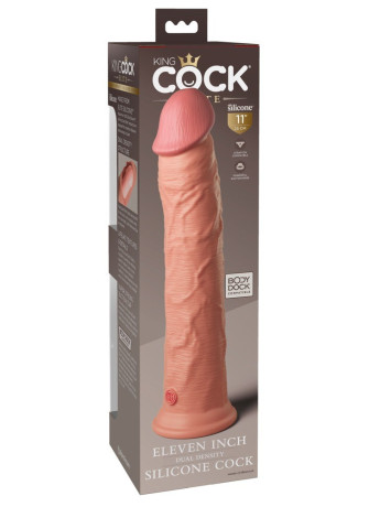 11" Dual Density Silicone Cock